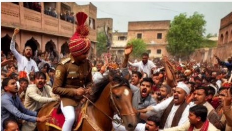 Bulandshahr News: 'दूल्हे को घोड़ी से नीचे गिराया, डीजे में की तोड़फोड़', यूपी के बुलंदशहर में दलित पुलिसकर्मी की घुड़चढ़ी पर बवाल, 5 आरोपी गिरफ्तार 