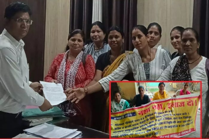 मालधन उतराखंड  में आदेश को ठेंगा दिखाकर दोबारा खोली गयीं शराब की दुकानों के खिलाफ महिलाओं का हल्लाबोल