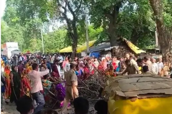 सफीपुर में दलित बच्ची से दुष्कर्म का मामला:6 दिन बाद भी आरोपी फरार, परिजनों ने उन्नाव-हरदोई मार्ग किया जाम