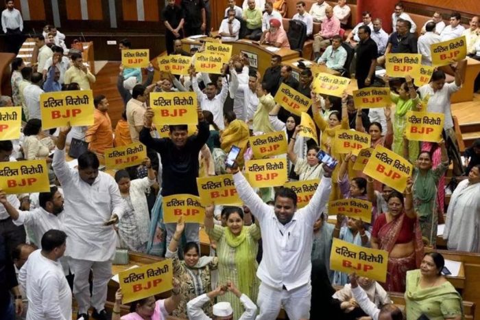 दिल्ली-एनसीआर आप ने एमसीडी पैनल में दलित 'बहिष्करण' का विरोध किया