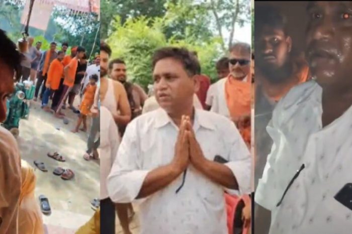 यूपी: कांवड़ यात्रा पर टिप्पणी को लेकर दलित शिक्षक से रगड़वाई नाक, वीडियो वायरल