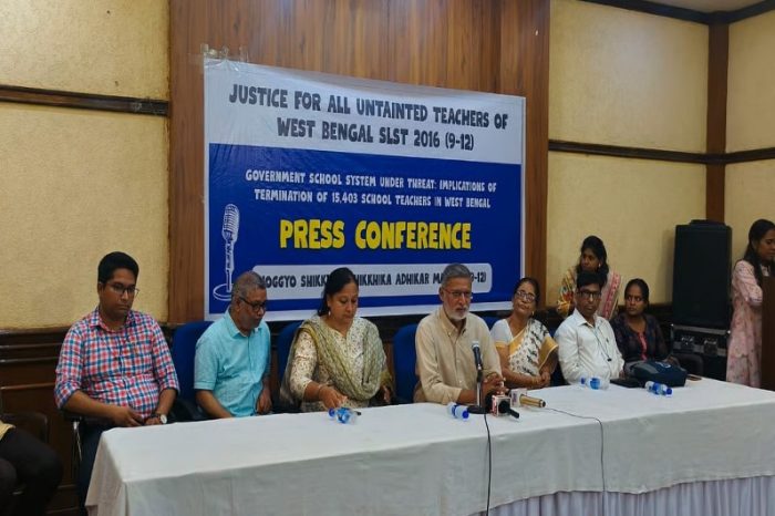 16,000 बेरोज़गार शिक्षक धरने पर: ‘राष्ट्रीय शिक्षा नीति और न्यायपालिका सरकारी स्कूलों को खत्म कर रहे हैं, हम न्याय की मांग करते हैं’