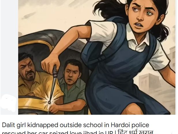 हिंदू धर्म खराब है, मुस्लिम धर्म अच्छा...और स्कूल के बाहर से दलित छात्रा को उठा ले गए बदमाश फिर....