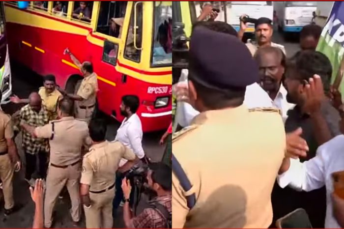 केरल में दंत चिकित्सा के छात्र नितिन राज की मौत के विरोध में दलित संगठनों ने हड़ताल की।