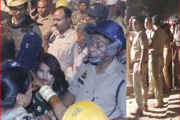 दलित की बारात चढ़त के दौरान बवाल, दुल्हनें भी सड़क पर आईं, पथ ईं राव में SDM समेत कई चोटिल