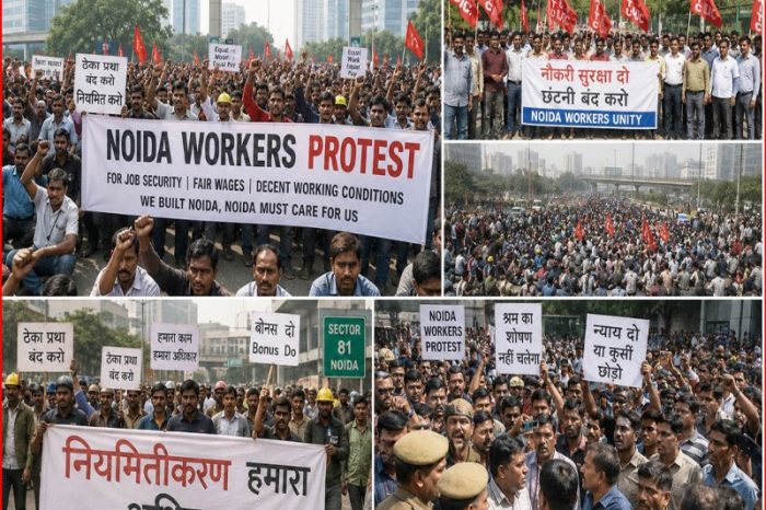 नोएडा विरोध प्रदर्शन 2026: एक श्रमिक विद्रोह जिसे राज्य समझने में विफल रहा
