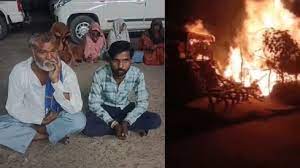 Dalit Cong worker’s hut & tractor set on fire in Bhind dist