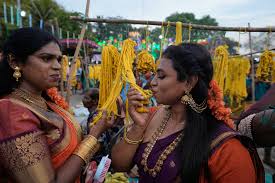 PHOTO ESSAY: A symbolic marriage ritual and beauty pageant brings India’s trans community together