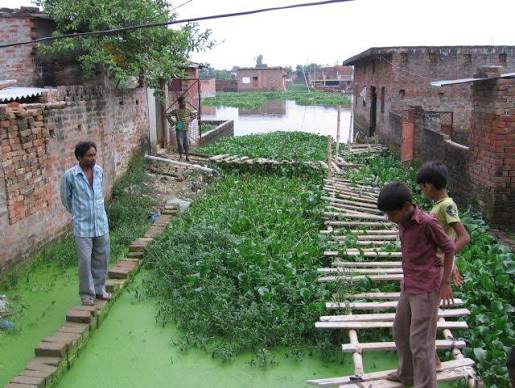 The road to the Dalit settlement in Gorakhpur is dilapidated and muddy: Villagers face difficulties commuting, demanding repairs from the administration.