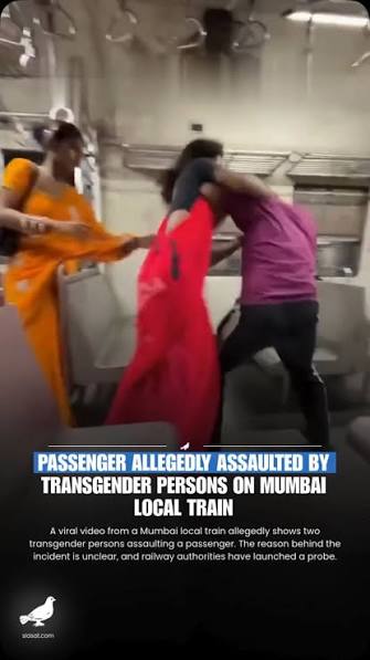Non-cognisable complaint lodged against transgender person for assaulting man in local train compartment