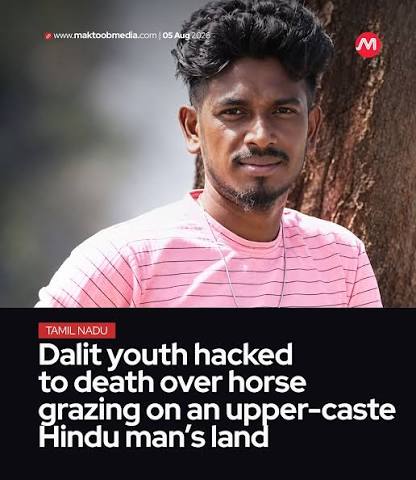 Dalit youth in Tamil Nadu killed over horse grazing on an upper-caste man’s land
