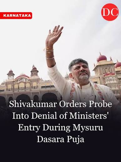 Karnataka CM orders probe after three Dalit ministers stopped at Mysuru Dasara